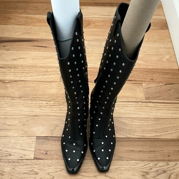 Daniel Diamond Blazing Saddles Boots in black Women’s sz US 8.5 - Picture 3 of 4